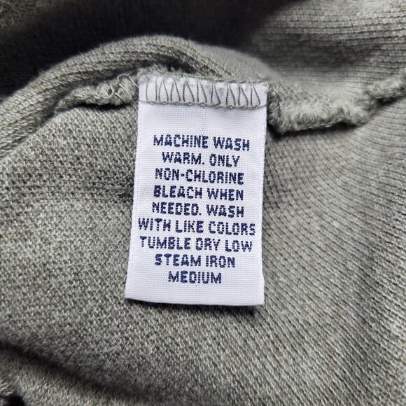 Vintage 90s Polo Ralph Lauren Short Sleeve Collared Shirt Gray Green Preppy XL - Picture 8 of 8